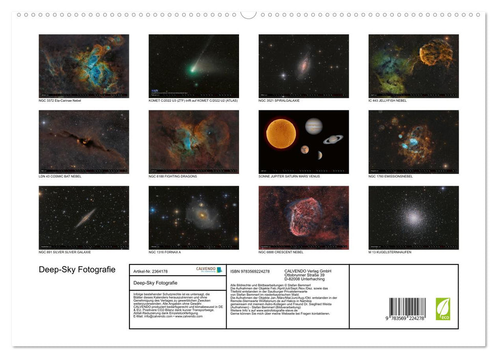 Deep-Sky Fotografie (CALVENDO Premium Wandkalender 2027)