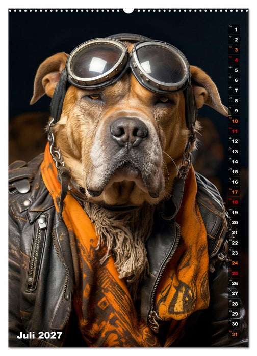 Stylische Hunde (CALVENDO Premium Wandkalender 2027)