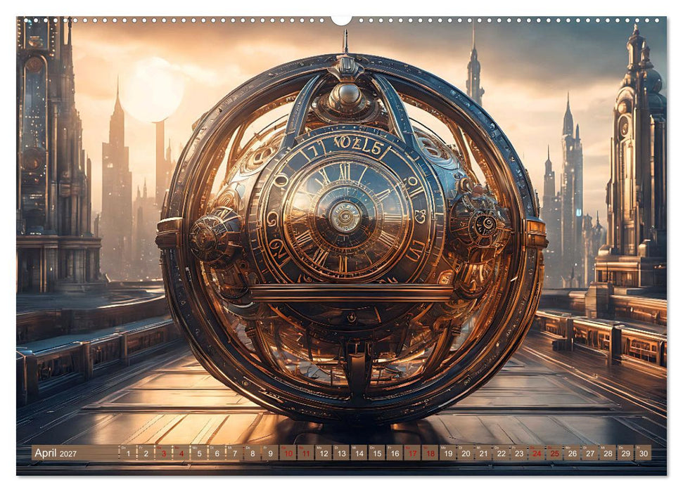 Steampunk Maschinenwelt (CALVENDO Wandkalender 2027)