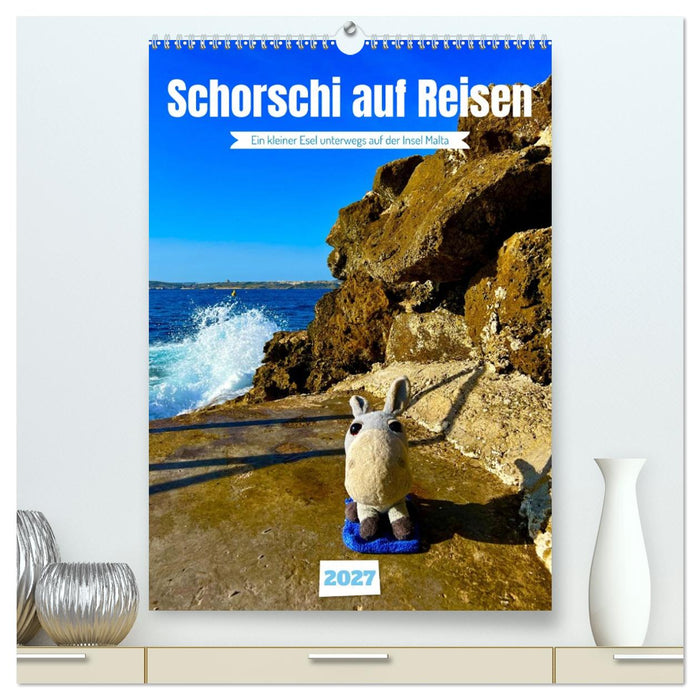 Schorschi auf Reisen ein kleiner Esel unterwegs auf der Insel Malta (CALVENDO Premium Wandkalender 2027)