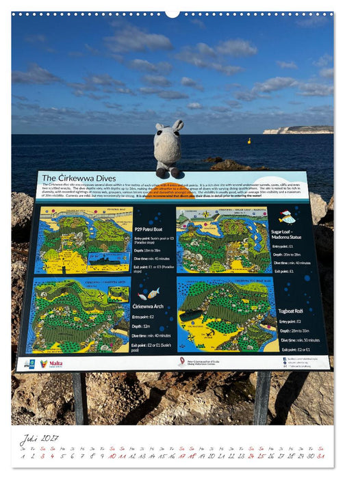 Schorschi auf Reisen ein kleiner Esel unterwegs auf der Insel Malta (CALVENDO Premium Wandkalender 2027)