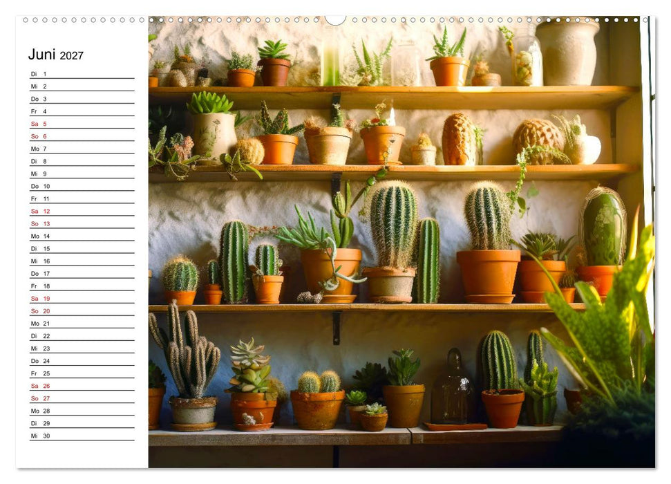 Kaktuszauberland (CALVENDO Premium Wandkalender 2027)