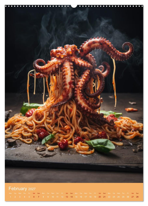 Food Fusion Fantasies (CALVENDO Premium-Calendar 2027)