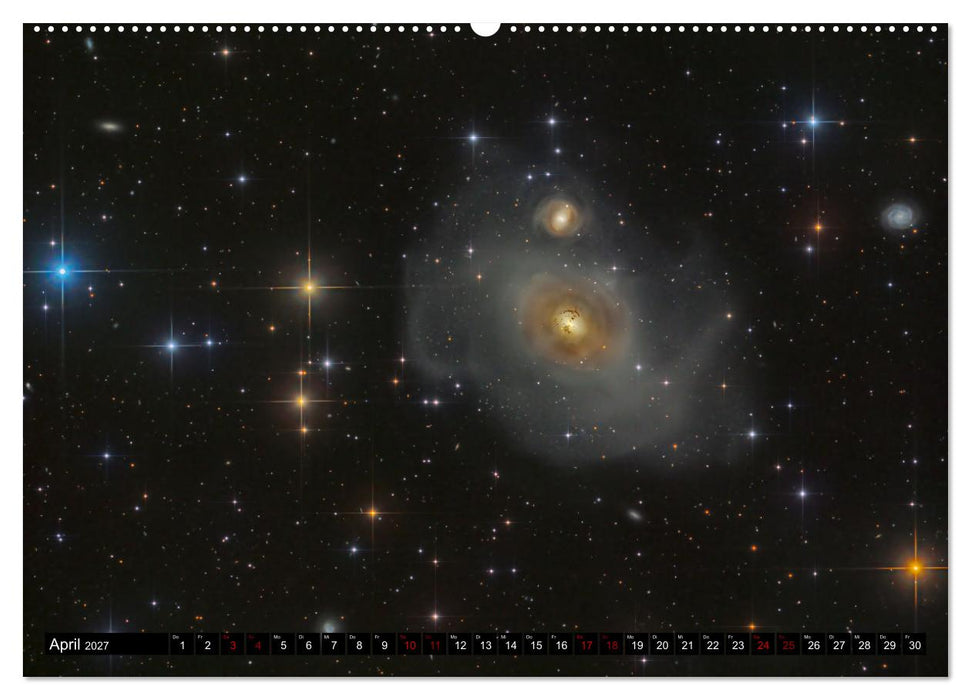 Galaxien im Universum (CALVENDO Premium Wandkalender 2027)