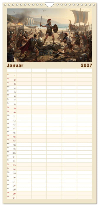 Die Irrfahrten des Odysseus (CALVENDO Familienplaner 2027)