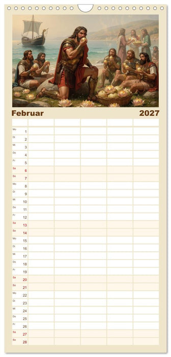 Die Irrfahrten des Odysseus (CALVENDO Familienplaner 2027)