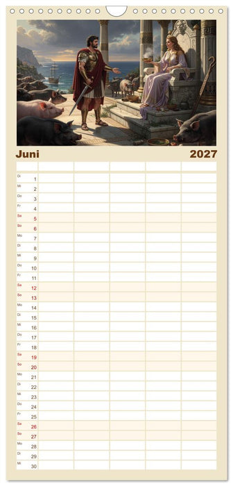 Die Irrfahrten des Odysseus (CALVENDO Familienplaner 2027)