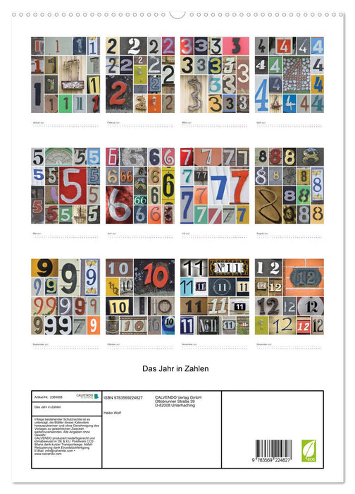 Das Jahr in Zahlen (CALVENDO Premium Wandkalender 2027)