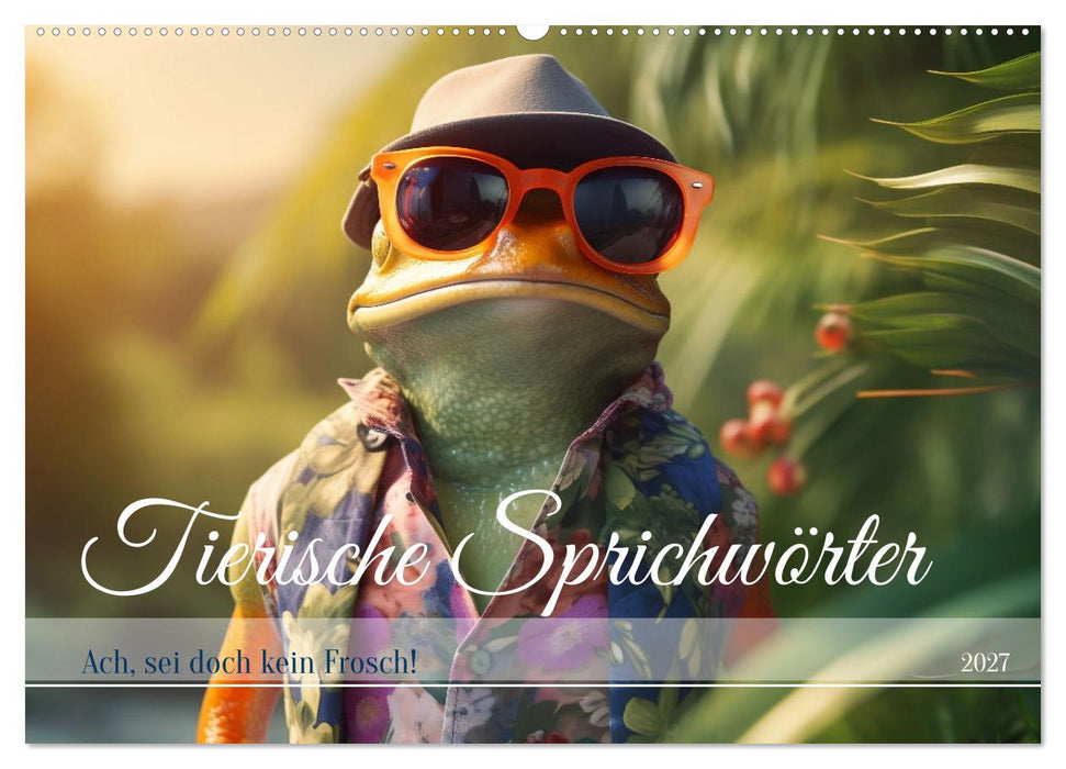Tierische Sprichwörter (CALVENDO Wandkalender 2027)