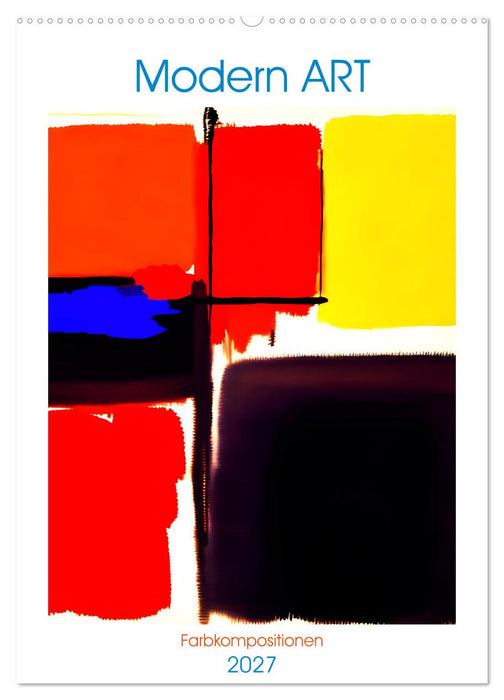 Modern ART Farbkompositionen (CALVENDO Wandkalender 2027)