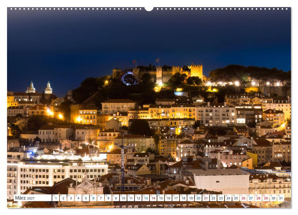 Eine Stadt voller Charme - Lissabon (CALVENDO Premium Wandkalender 2027)