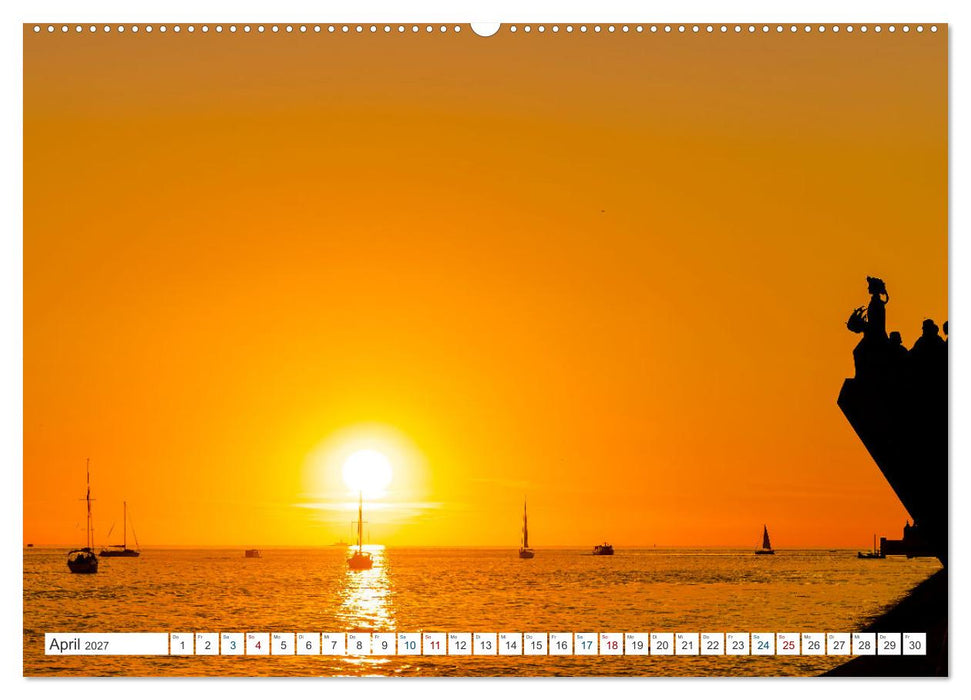 Eine Stadt voller Charme - Lissabon (CALVENDO Premium Wandkalender 2027)