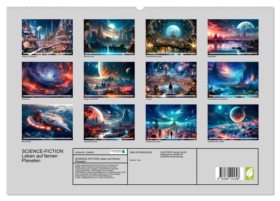 SCIENCE-FICTION Leben auf fernen Planeten (CALVENDO Premium Wandkalender 2027)