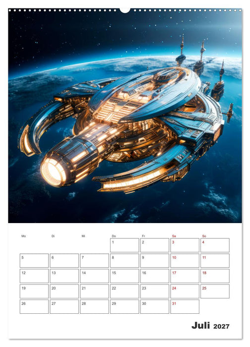FERNE WELTEN Cooler Terminplaner (CALVENDO Premium Wandkalender 2027)