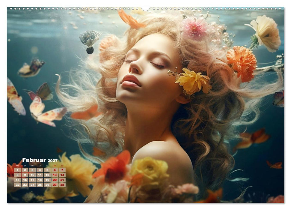 Märchenhafte Fabelfrauen (CALVENDO Premium Wandkalender 2027)