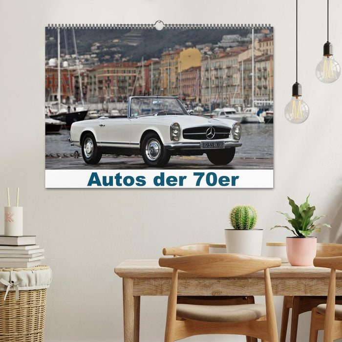 Autos der 70er (CALVENDO Wandkalender 2027)