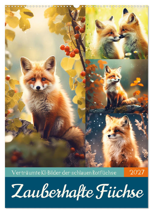 Zauberhafte Füchse (CALVENDO Wandkalender 2027)