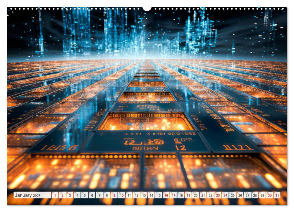 AI PLUS METAVERSE Algorithms and virtual reality (CALVENDO Monthly Calendar 2027)