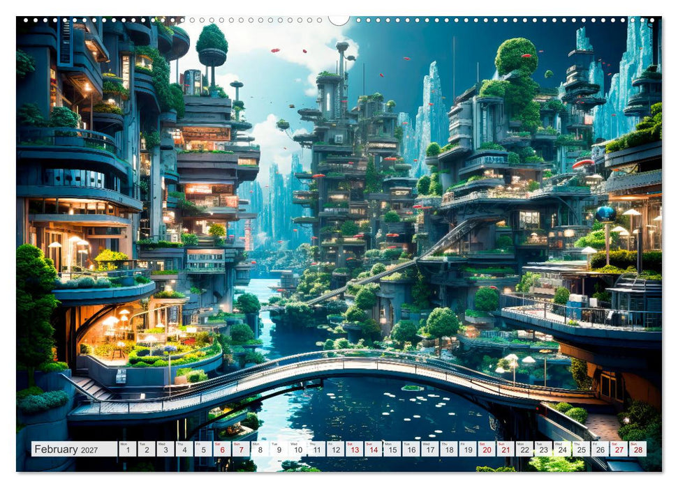 AI PLUS METAVERSE Algorithms and virtual reality (CALVENDO Monthly Calendar 2027)
