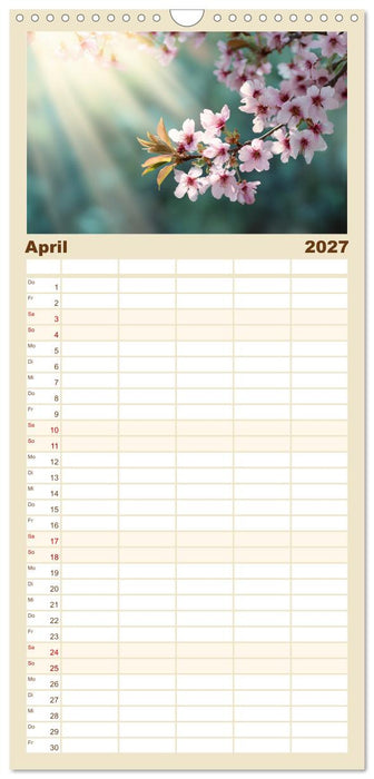 Japanische Kirschblüte (CALVENDO Familienplaner 2027)