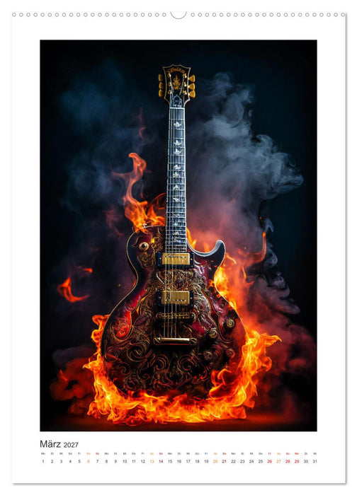 Musik on Fire (CALVENDO Premium Wandkalender 2027)
