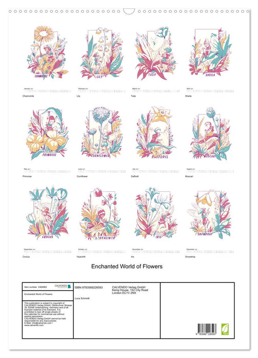 Enchanted World of Flowers (CALVENDO Monthly Calendar 2027)