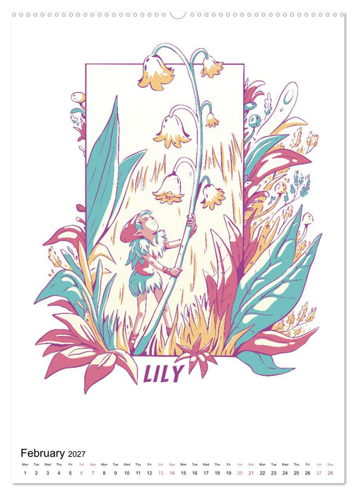 Enchanted World of Flowers (CALVENDO Monthly Calendar 2027)