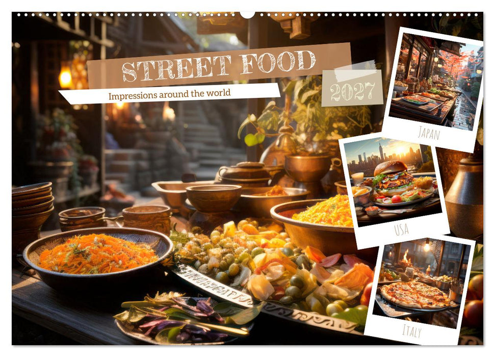 STREET FOOD Impressions around the world (CALVENDO Monthly Calendar 2027)