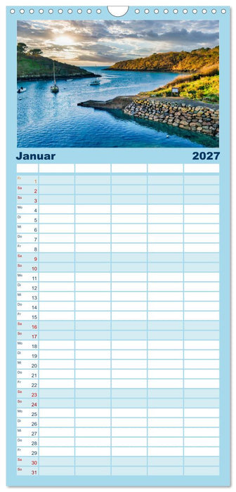 Die Sonne der Bretagne – Zwischen Himmel und Erde (CALVENDO Familienplaner 2027)