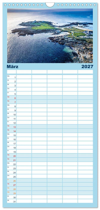 Die Sonne der Bretagne – Zwischen Himmel und Erde (CALVENDO Familienplaner 2027)