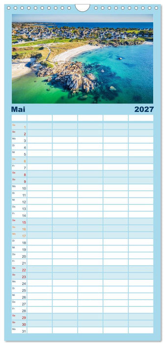 Die Sonne der Bretagne – Zwischen Himmel und Erde (CALVENDO Familienplaner 2027)