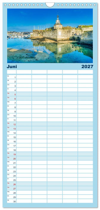 Die Sonne der Bretagne – Zwischen Himmel und Erde (CALVENDO Familienplaner 2027)