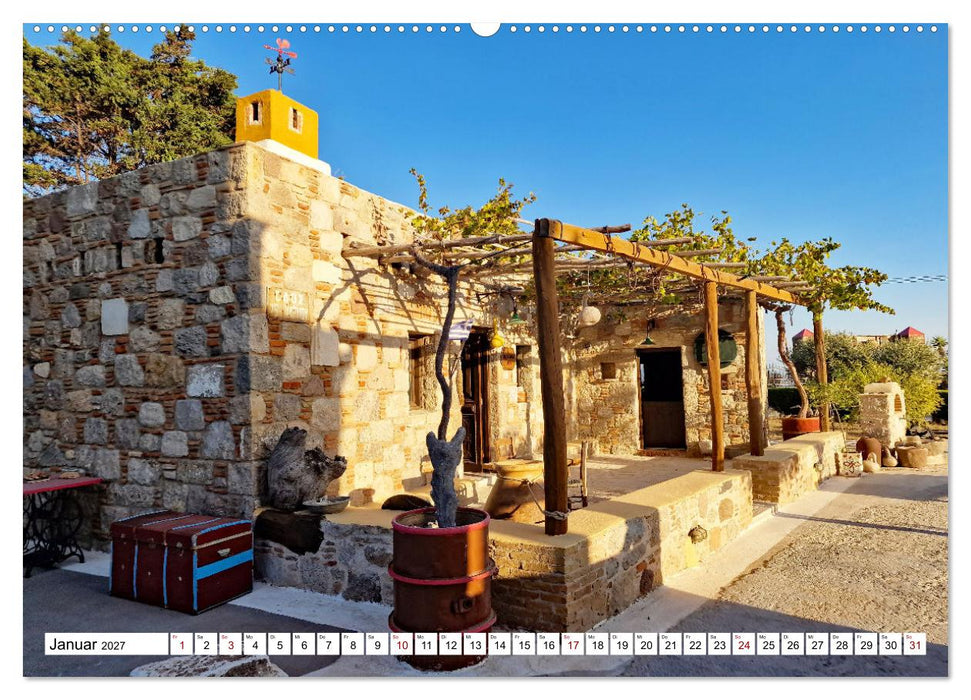 Traditionshaus auf Kos (CALVENDO Premium Wandkalender 2027)