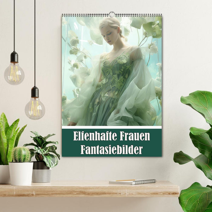 Elfenhafte Frauen Fantasiebilder (CALVENDO Wandkalender 2027)