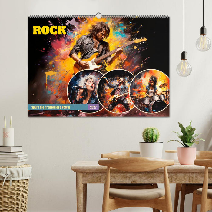 ROCK Spüre die grenzenlose Power (CALVENDO Wandkalender 2027)