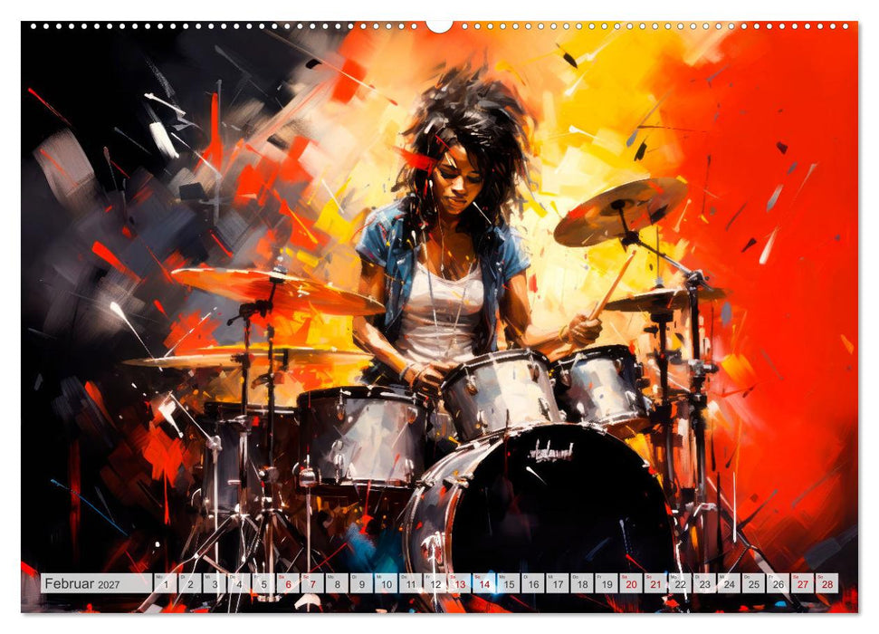 ROCK Spüre die grenzenlose Power (CALVENDO Wandkalender 2027)