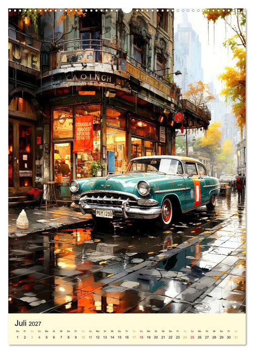Nostalgic Cars der Traum (CALVENDO Premium Wandkalender 2027)