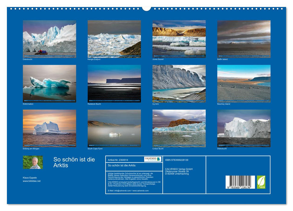 So schön ist die Arktis (CALVENDO Premium Wandkalender 2027)