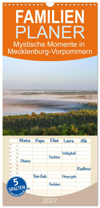 Mystische Momente in Mecklenburg-Vorpommern (CALVENDO Familienplaner 2027)