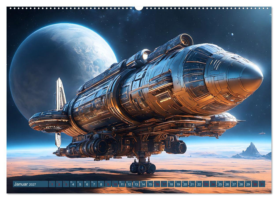 Alien Starships (CALVENDO Wandkalender 2027)