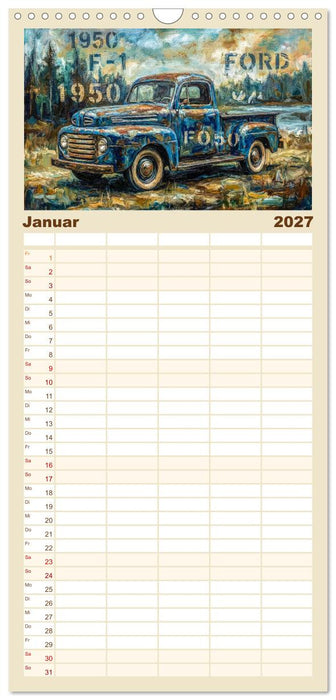 Patina und PS (CALVENDO Familienplaner 2027)