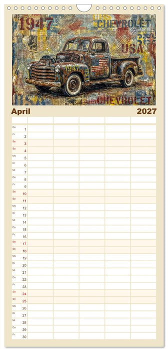 Patina und PS (CALVENDO Familienplaner 2027)