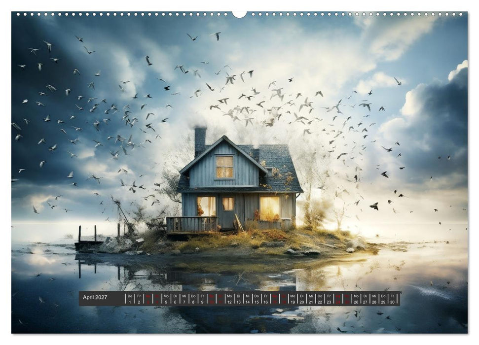 Unheimliche Behausungen (CALVENDO Premium Wandkalender 2027)