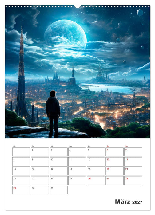 FERNE WELTEN Cooler Terminplaner (CALVENDO Wandkalender 2027)