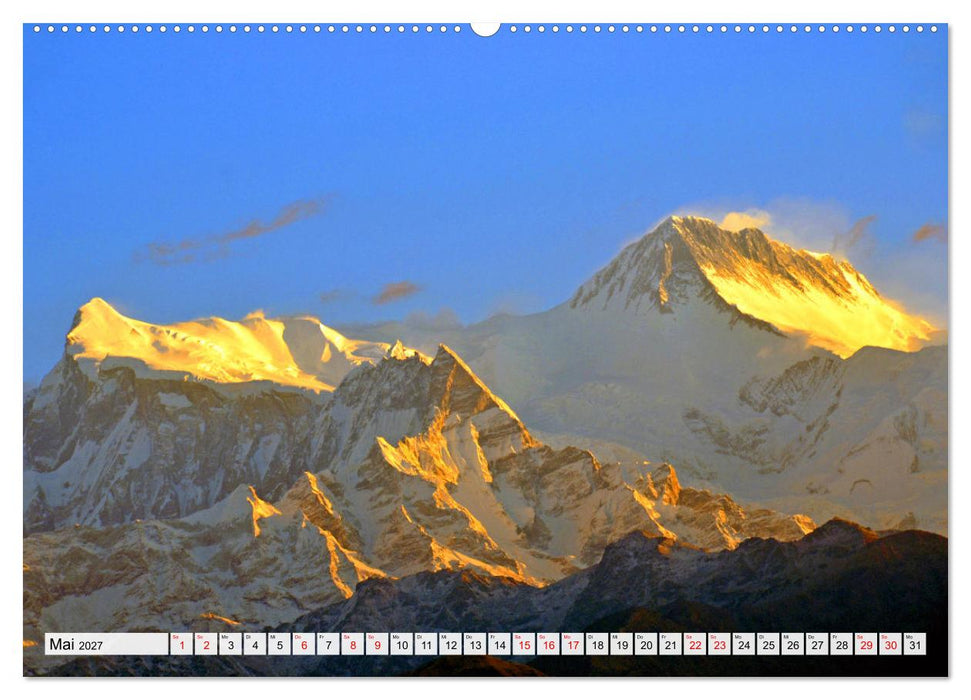 POKHARA und SARANGKOT (CALVENDO Premium Wandkalender 2027)