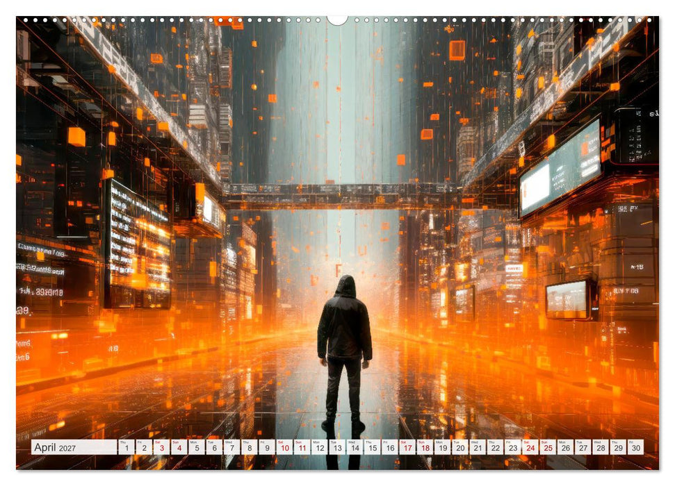 AI PLUS METAVERSE Algorithms and virtual reality (CALVENDO Premium-Calendar 2027)