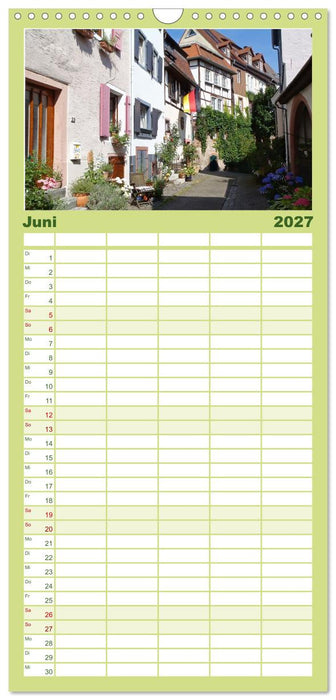 Weinheim im Herzen der Bergstraße (CALVENDO Familienplaner 2027)