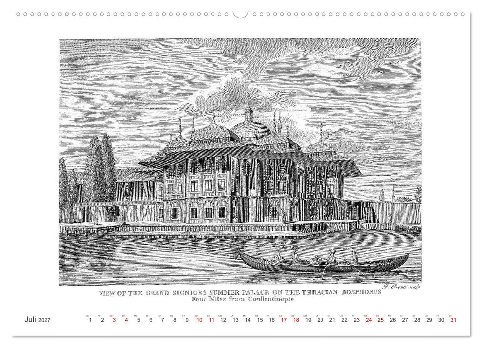 Istanbul - Hauptstadt des osmanischen Reiches seit 1453 (CALVENDO Premium Wandkalender 2027)