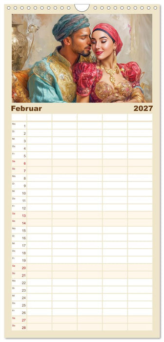 Der Zauber des Orients - Poetische Fantasiewerke (CALVENDO Familienplaner 2027)