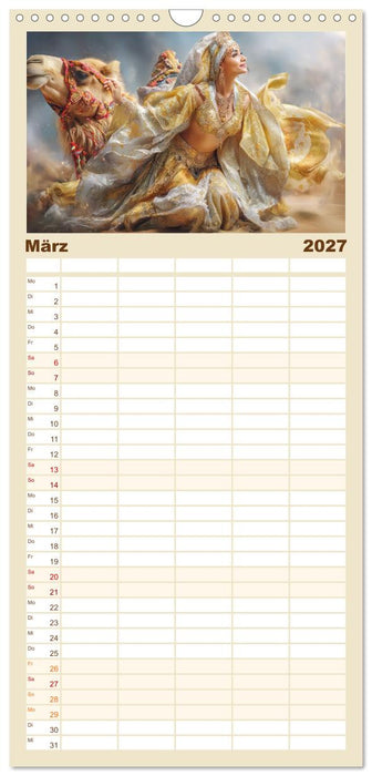 Der Zauber des Orients - Poetische Fantasiewerke (CALVENDO Familienplaner 2027)